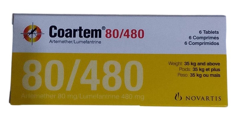 COARTEM 80/480MG 6S (ORIGINAL)