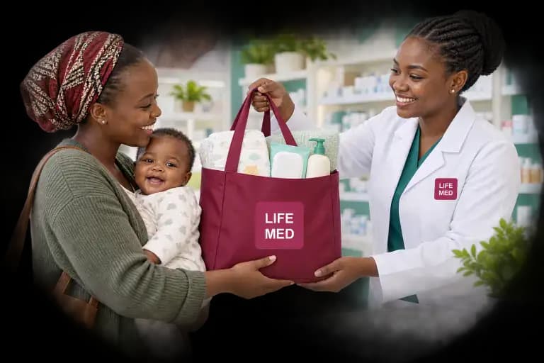 Baby Skin Care & Diapers products at LifeMed Pharmacy Kenya