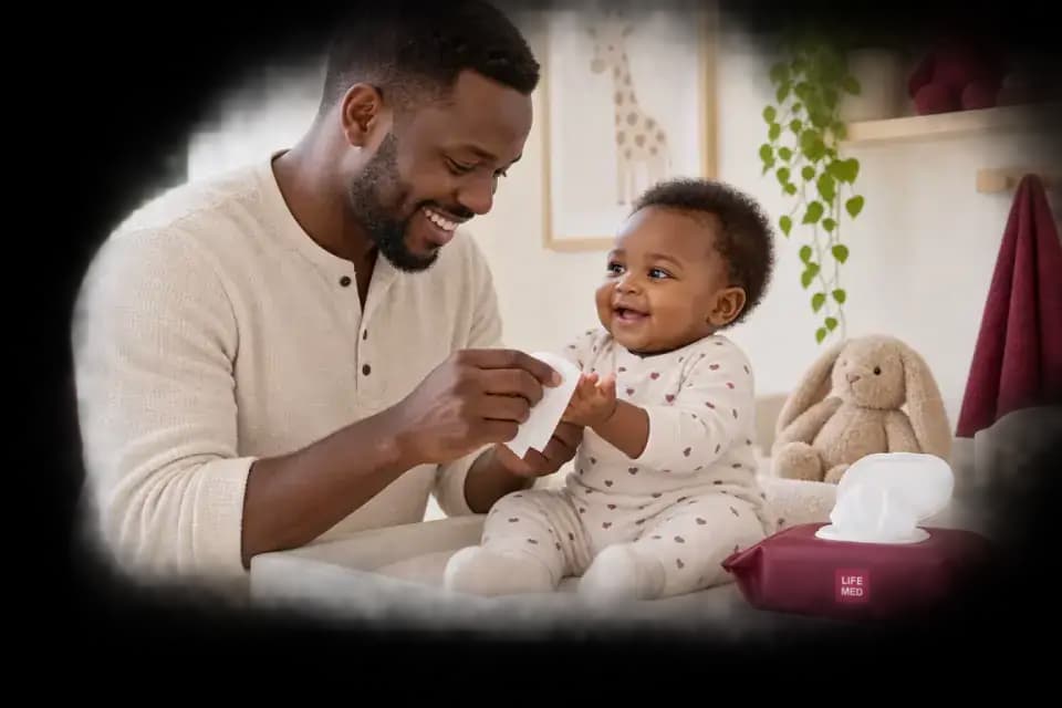 Baby Wipes products at LifeMed Pharmacy Kenya