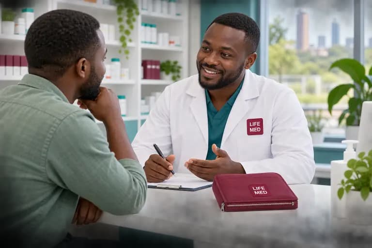 Men's Health products at LifeMed Pharmacy Kenya