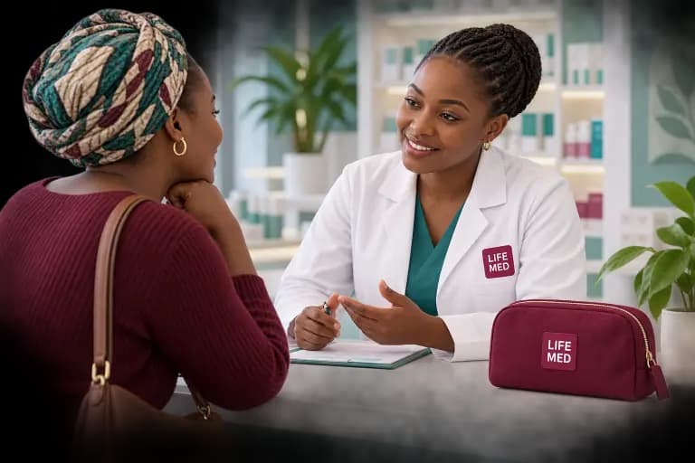 Women's Health products at LifeMed Pharmacy Kenya