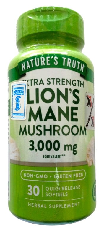 NATURES TRUTH LIONS MANE 3000MG SOFTGEL 30S