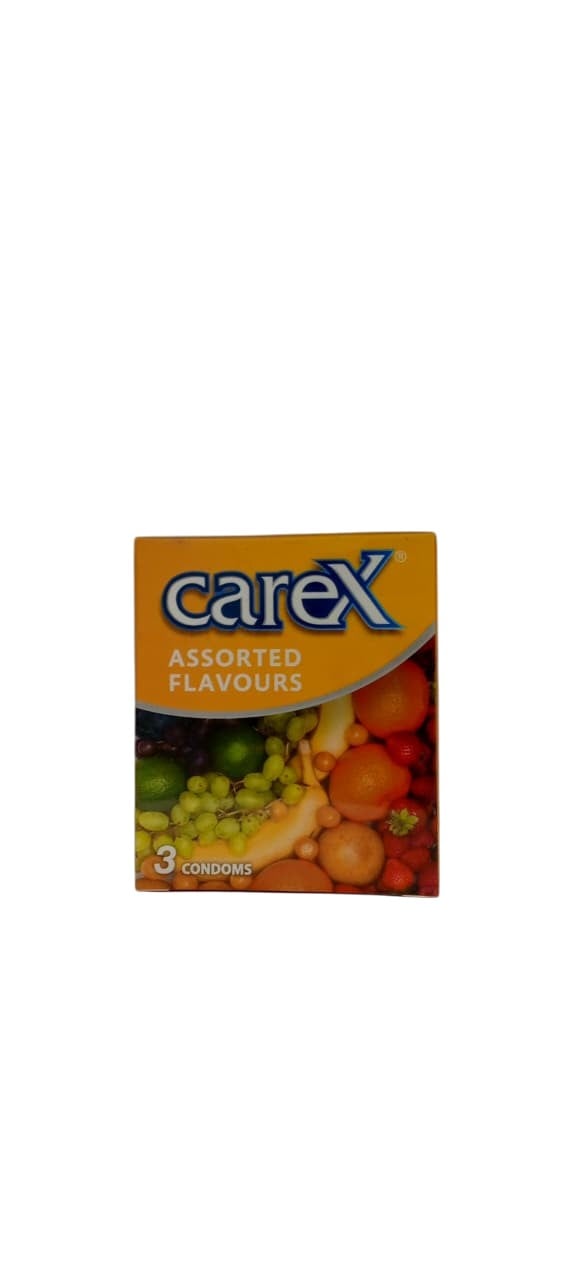 CAREX ASSORTED FLAVOURS-CONDOMS-3S