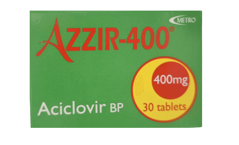AZZIR (ACYCLOVIR) 400MG TABLETS 30'S