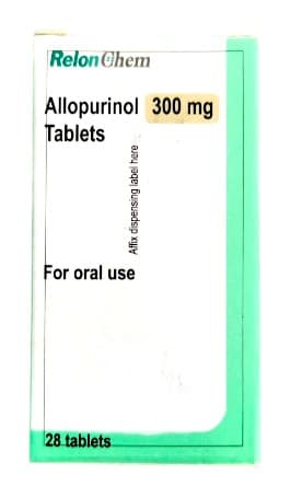 ALLOPURINOL 300MG 28S