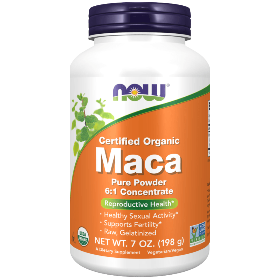 NOW MACA PURE POWDER 6 1 CONCENTRATE ORGANIC 198GM