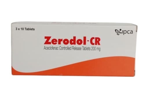 ZERODOL CR 200MG TABS
