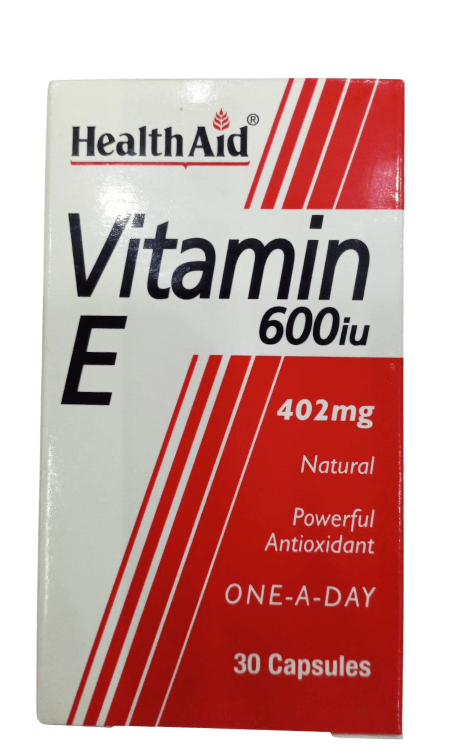 HEALTHAID VITAMIN E 600 IU 30'