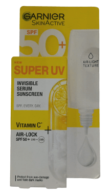 GARNIER SUPER UV INVISIBLE SERUM SUNSCREEN SPF50