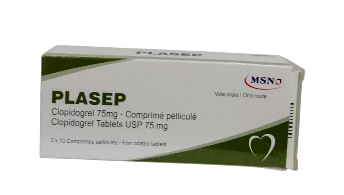 PLASEP CLOPIDOGREL 75MG