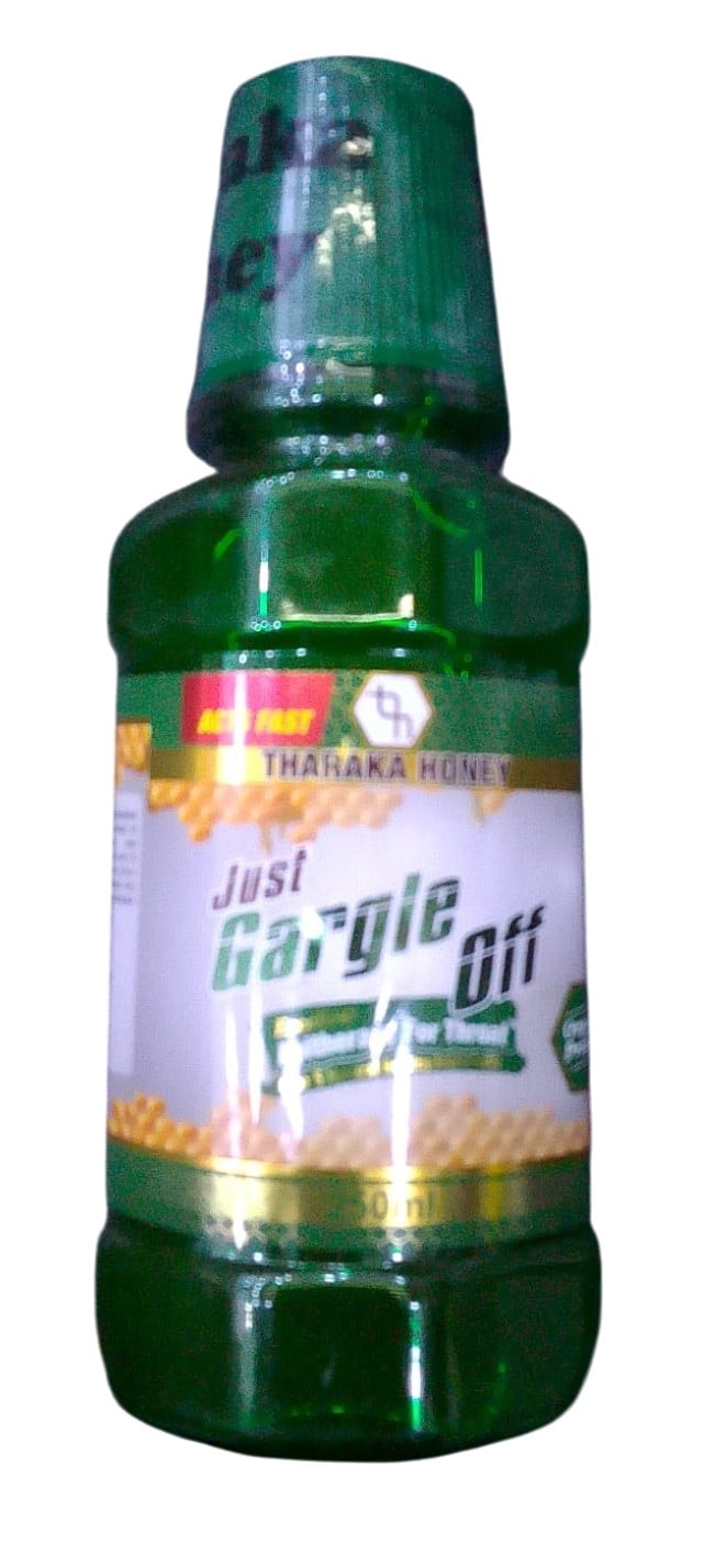 THARAKA HONEY JUST GARGLE OFF MOUTHWASH LIQUID 250MLS