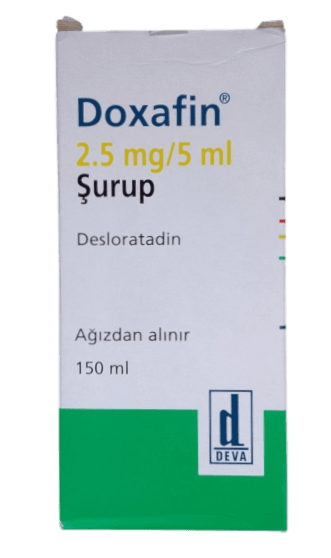 DOXAFIN (DESLORATIDINE) SYRUP 150ML