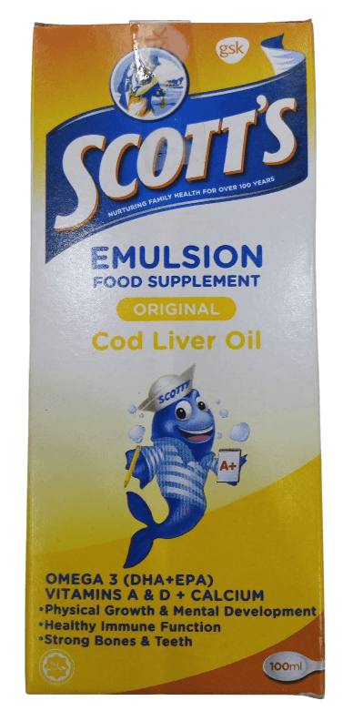 SCOTT'S Omega-3 Cod Liver Oil, 100ml