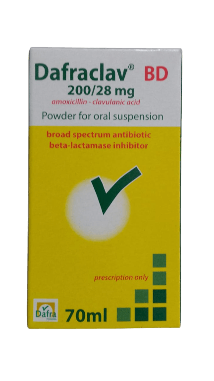 DAFRACLAV SYRUP 228MG 70ML