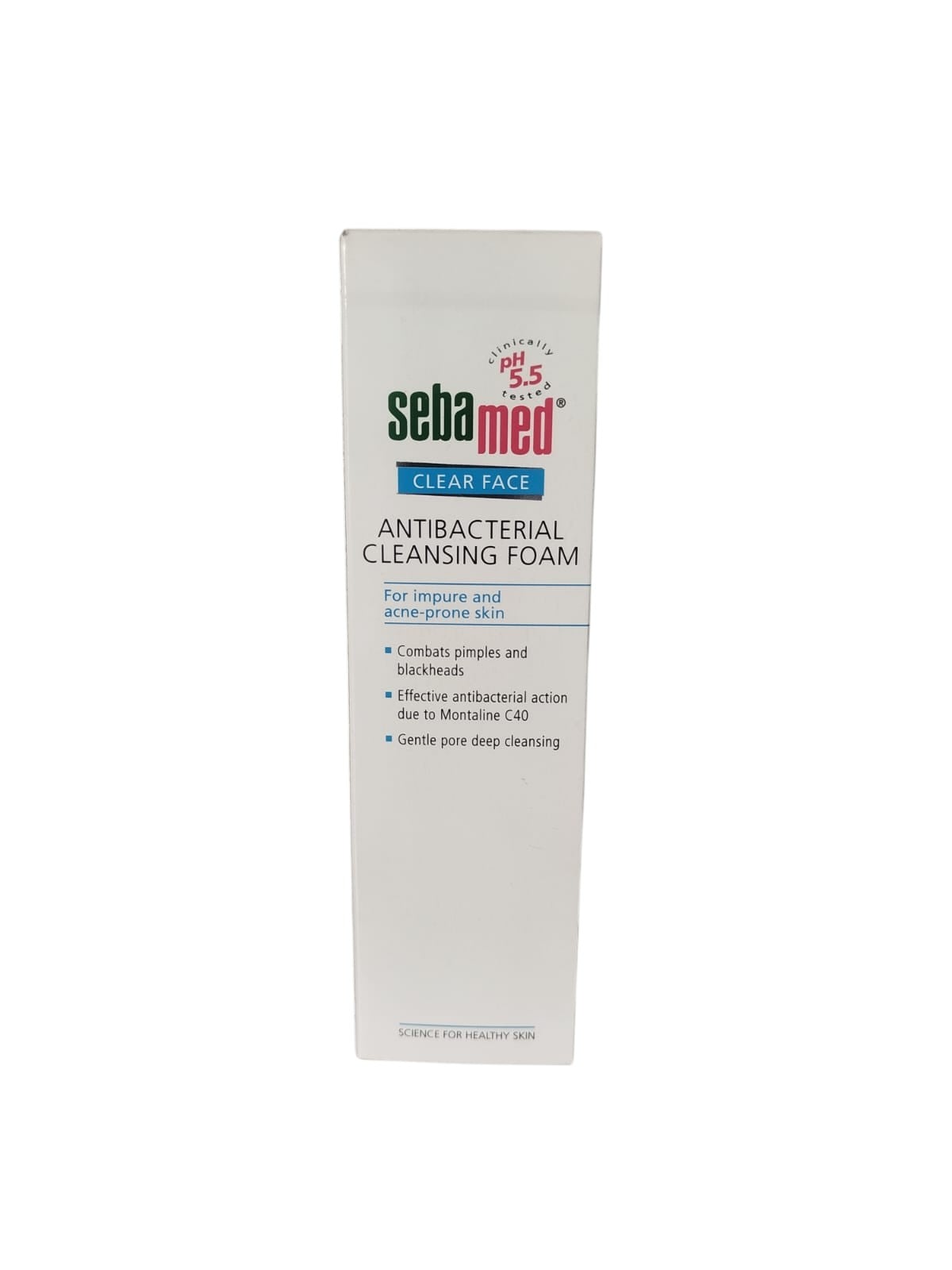SEBAMED CLEAR FACE ANTIBACTERIAL CLEANSING FOAM PH 5 point 5 150ML
