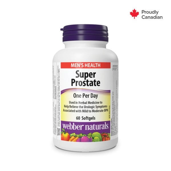 WEBBER NATURALS SUPER PROSTATE ONE PER DAY 60 SOFTGELS