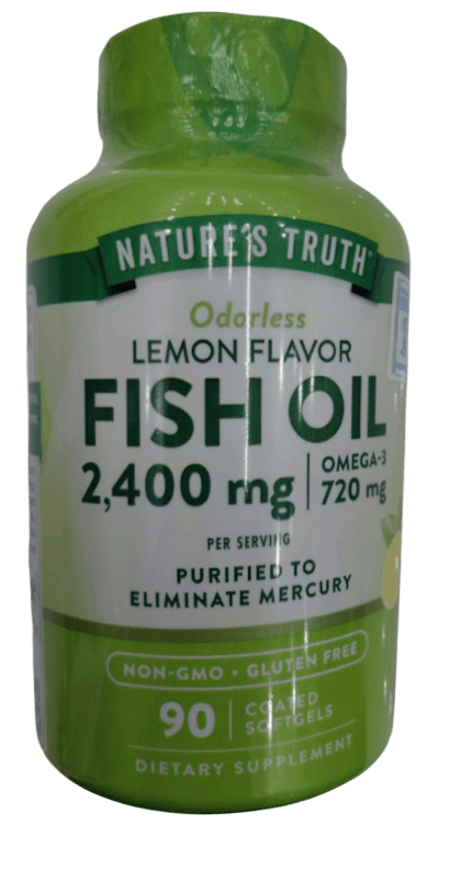 NATURES TRUTH FISH OIL ODORLESS 90`S
