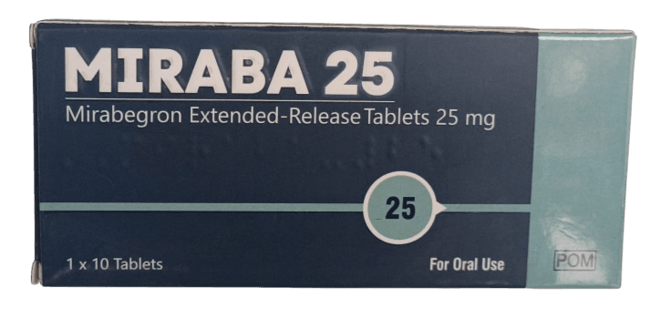 MIRABA 25MG TABS 10S