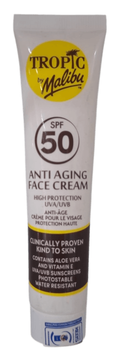 MALIBU TROPIC SPF50 HIGH PROTECTION FACE CREAM 40ML