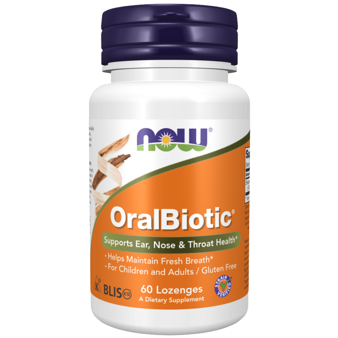 NOW ORALBIOTIC 60LOZENGES