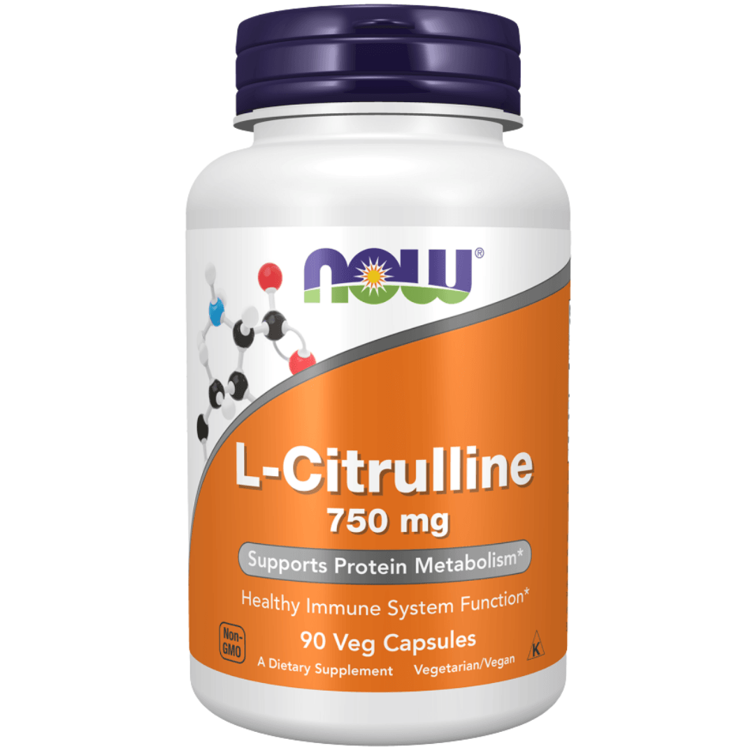 NOW L CITRULLINE 750MG 90VEG CAPSULES