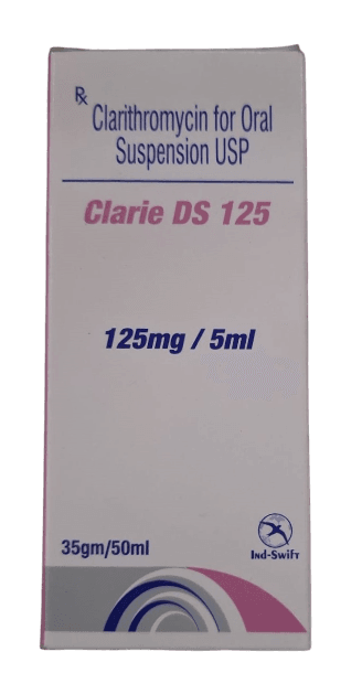 CLARIE (CLARITHROMYCIN) 125MG/5MLS 50MLS