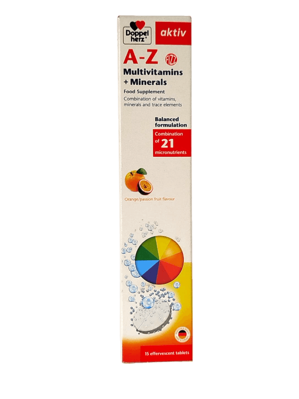 DOPPEL HERZ AKTIV A-Z EFFERVECENSE TABLETS 15'S