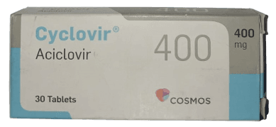 CYCLOVIR (ACYCLOVIR) 400MG TABLETS 30'S
