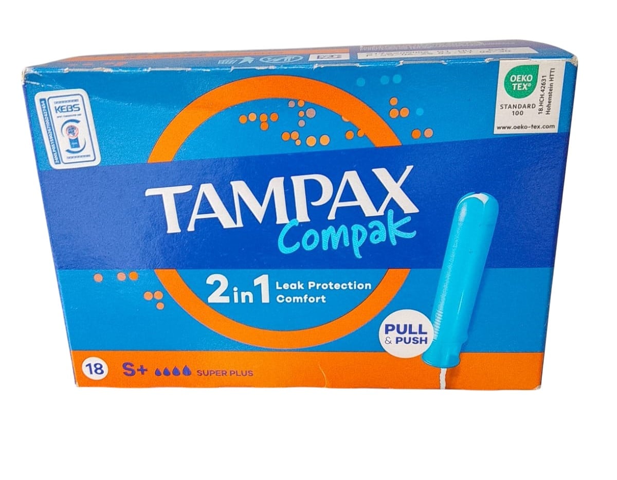 TAMPAX COMPAK SUPER PLUS 18'S