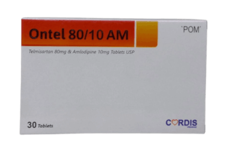 ONTEL 80/10 AM TABS 30S