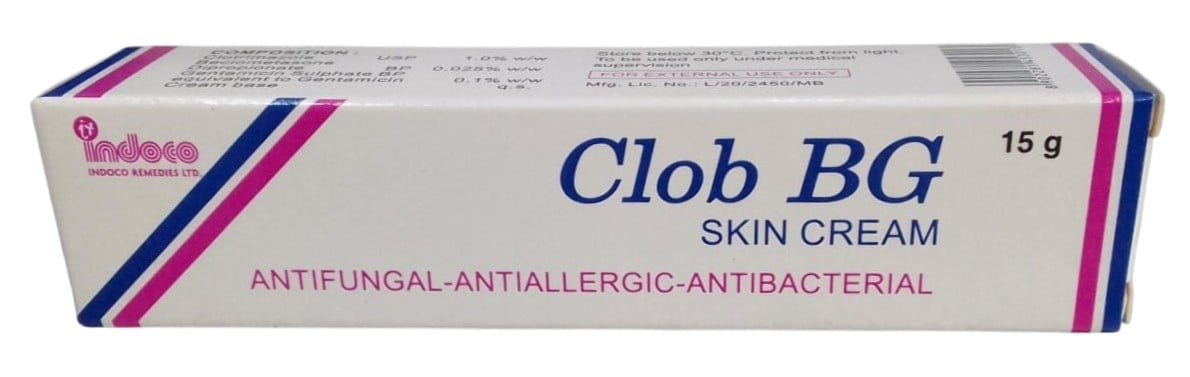 CLOB BG CREAM 15GMS