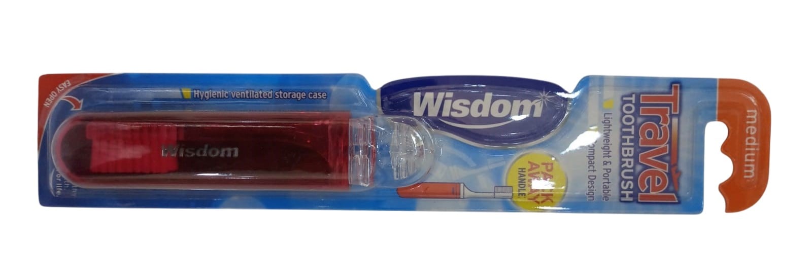WISDOM ADULT TRAVEL TOOTHBRUSH
