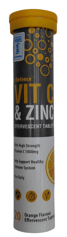 C-DEFENCE VIT C & ZINC EFF TABS 20S