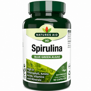 NATURES AID SPIRULINA BLUE GREEN ALGAE 90 CAPSULES