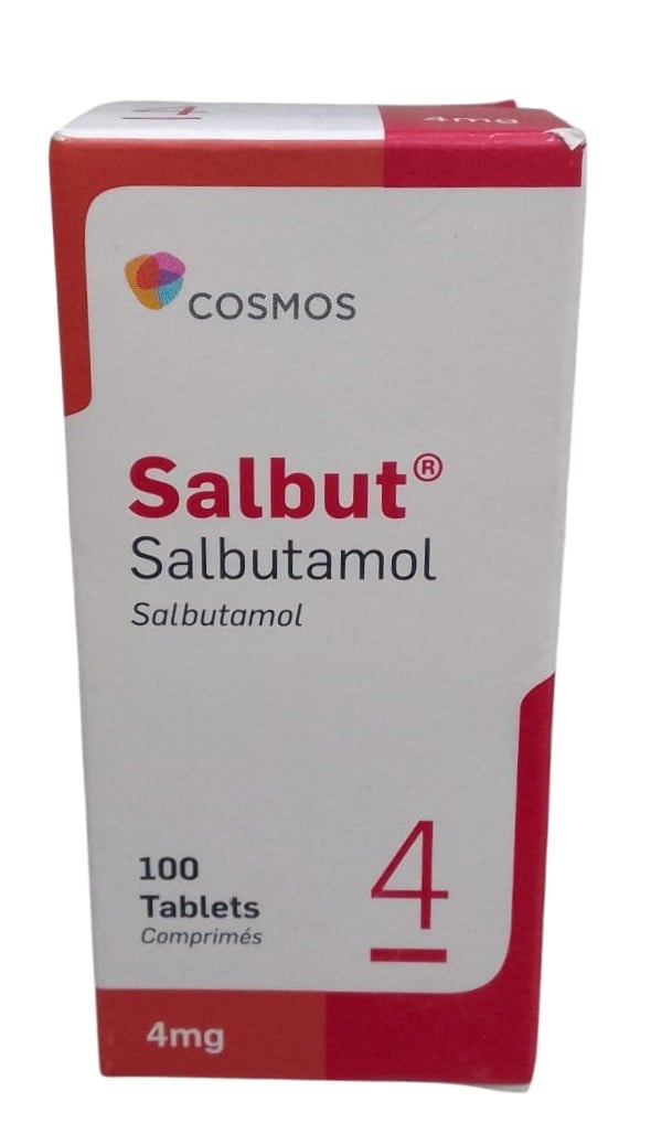 SALBUT 4MG TABS 100S
