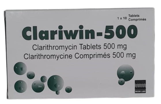 CLARIWIN 500MG TABLETS 10'S