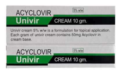 UNIVIR CREAM 10G