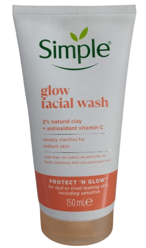SIMPLE PROTECT N GLOW VITAMIN C FACIAL WASH