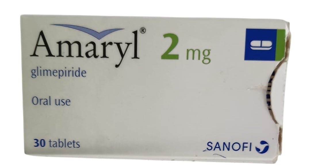 AMARYL 2MG TABLETS 30'S