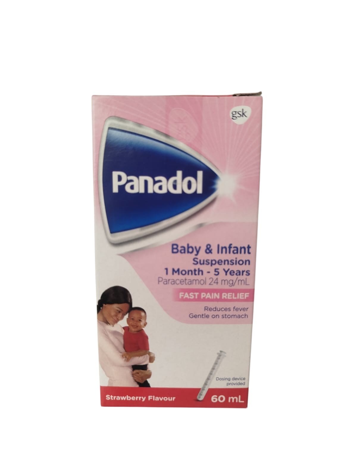 PANADOL BABY AND INFANT SUSP STRAWBERRY 24MG/ML 60ML