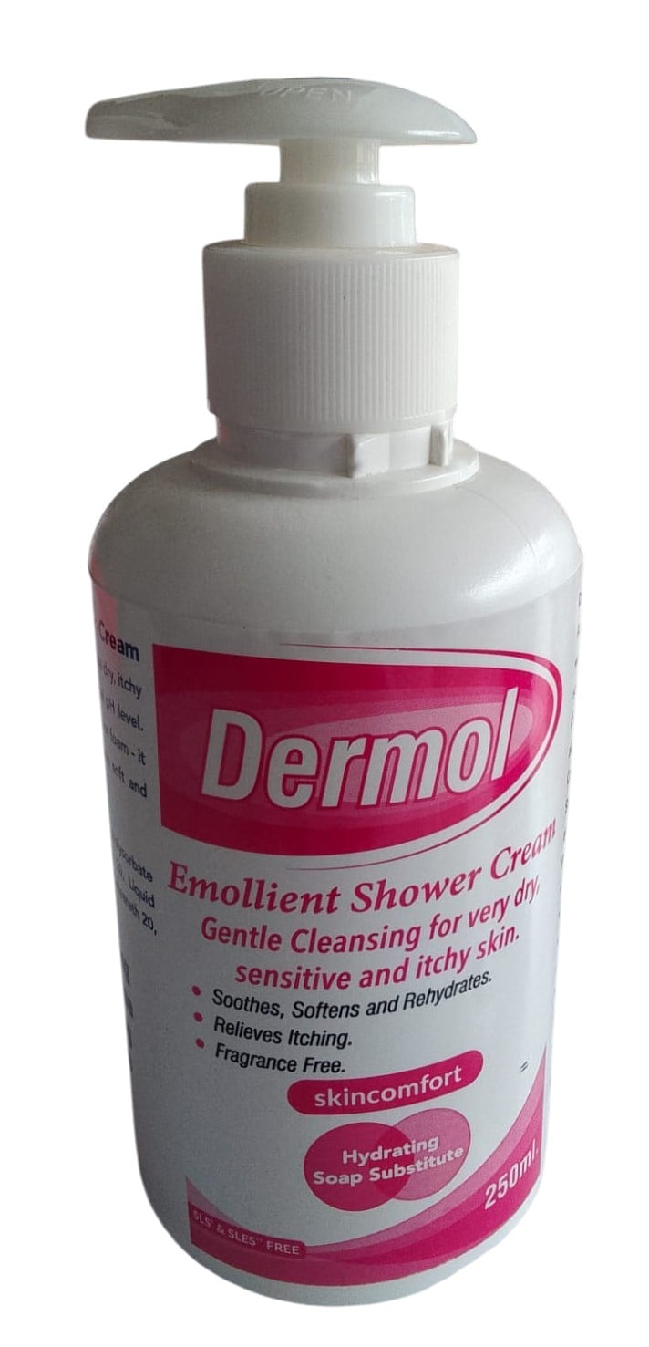 DERMOL EMOLLIENT SHOWER CREAM CLEANSER 250ML