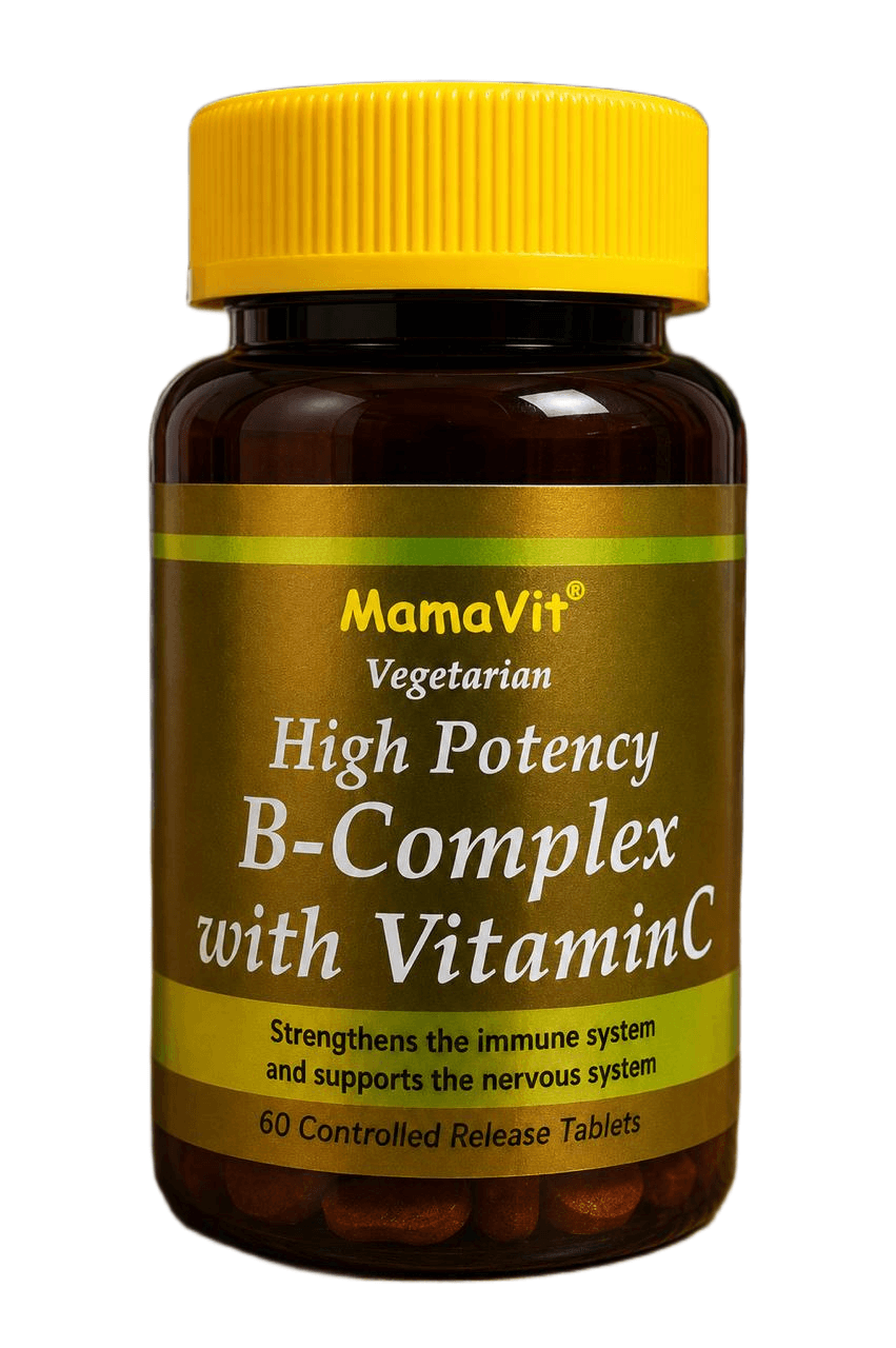 MAMAVIT HIGH POTENCY B COMPLEX WITH VITAMIN C 60 TABS