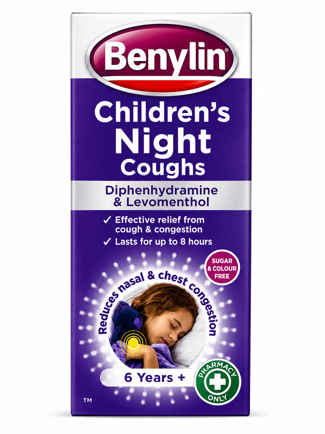 BENYLIN CHILDRENS NIGHT COUGHS DIPHENHYDRAMINE AND LEVOMENTHOL 6YEARS PLUS