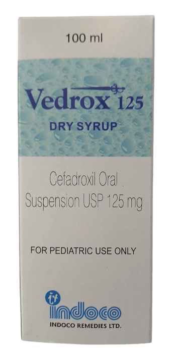 VEDROX (CEFADROXIL) DRY SYRUP 125MG/5ML 100ML