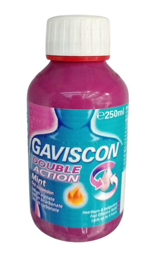 GAVISCON DOUBLE ACTION MINT ORAL SUSPENSION 250ML