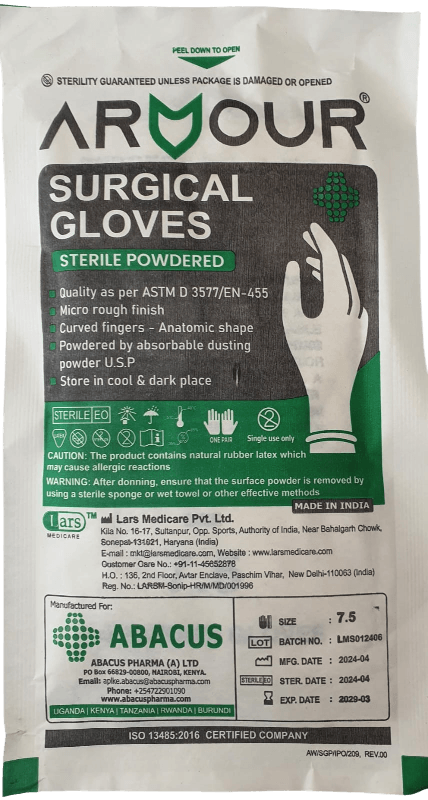 SURGICAL GLOVES 7.5