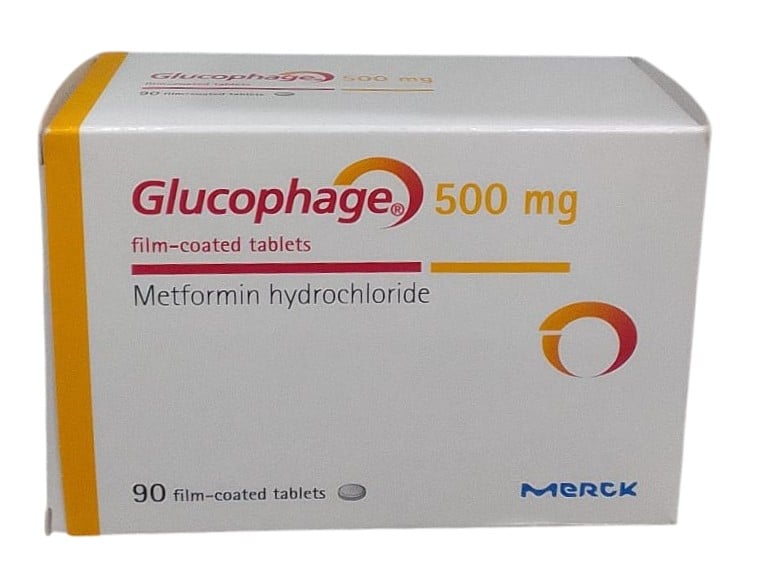 GLUCOPHAGE 500MG tabs 90'S