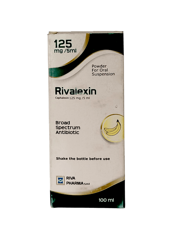 RIVALEXIN (CEPHALEXIN)125/5ML SUSPENSION 100ML