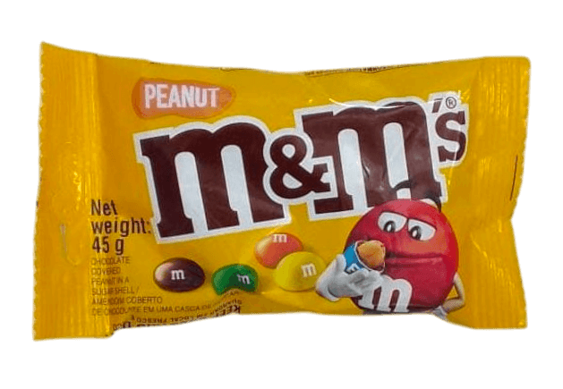M&M PEANUT CHOCOLATES 45GMS