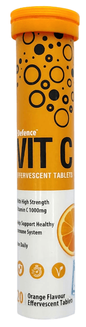 C DEFENSIVE VIT C 1000MG EFFERVESCENT TABS 20'S